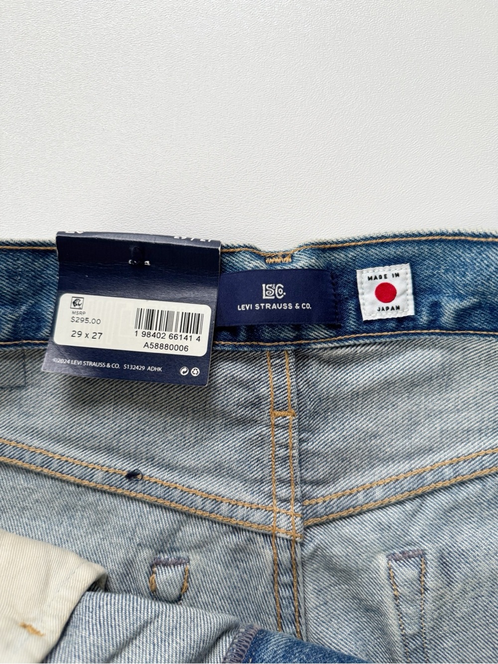 Levis Japanese Selvedge Column Jeans | 29 x 27 NWT - Picture 10 of 14